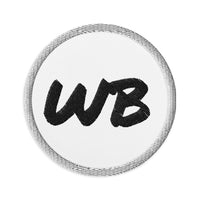 3" WB Embroidered Patch (White)